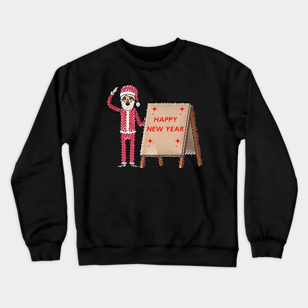 Happy new year Crewneck Sweatshirt by ismailgb49@gmail.com